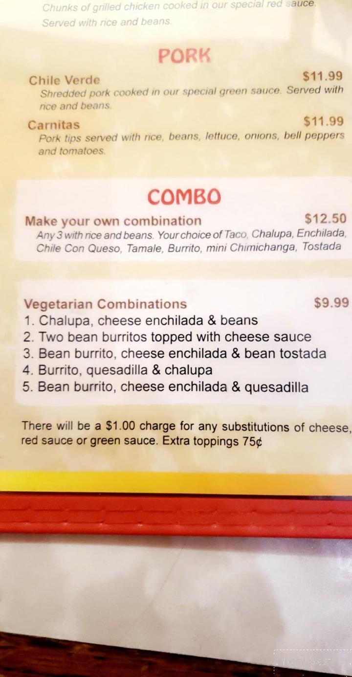 Las Brasas - Berlin, WI menu_pic
