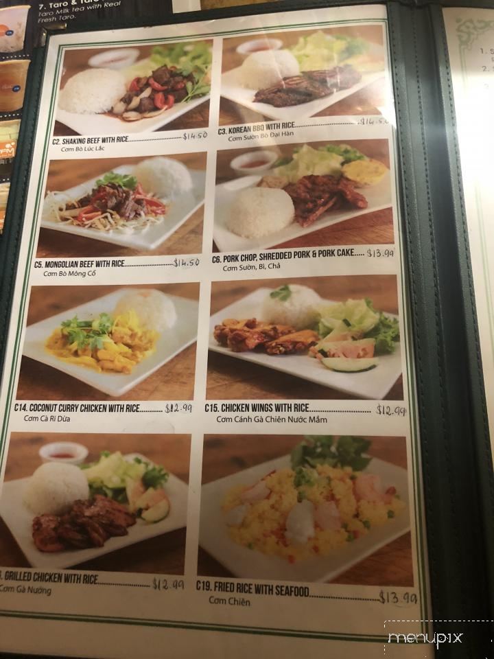 Pho To Thi #1 - San Jose, CA menu_pic