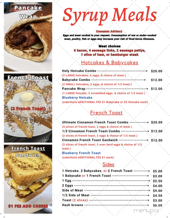 Stockyard Cafe - Okanogan, WA menu_pic
