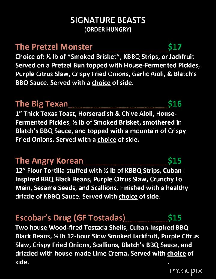 Blatch's Backyard BBQ - Salt Lake City, UT menu_pic