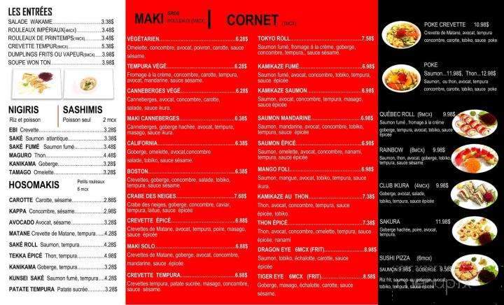 Ikura Sushi Bromont - Bromont, QC menu_pic