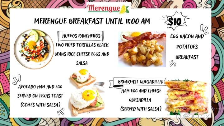 Merengue Restaurant - Hollywood, FL menu_pic