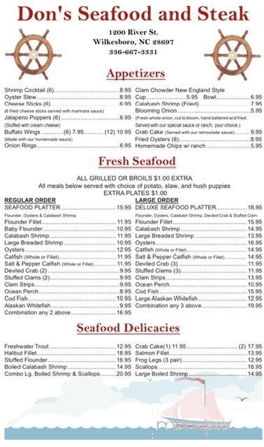 Don's Seafood & Steakhouse - Wilkesboro, NC