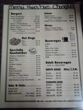 Bob's Restaurant - Vinton, VA menu_pic