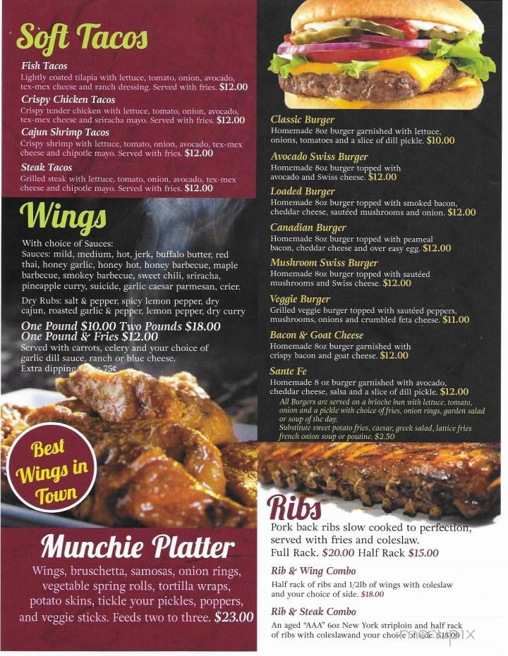 That's My Spot - Bowmanville, ON menu_pic
