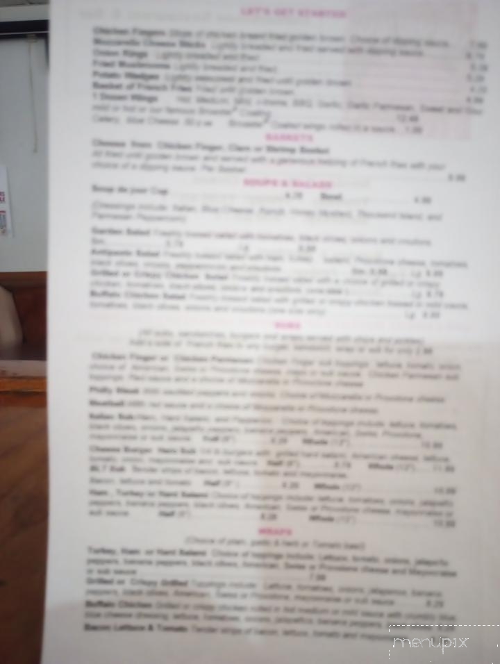 Cornerstone Restaurant & Bar - Red Creek, NY menu_pic