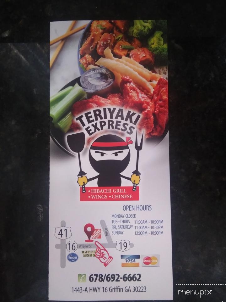 Teriyaki Express - Griffin, GA menu_pic