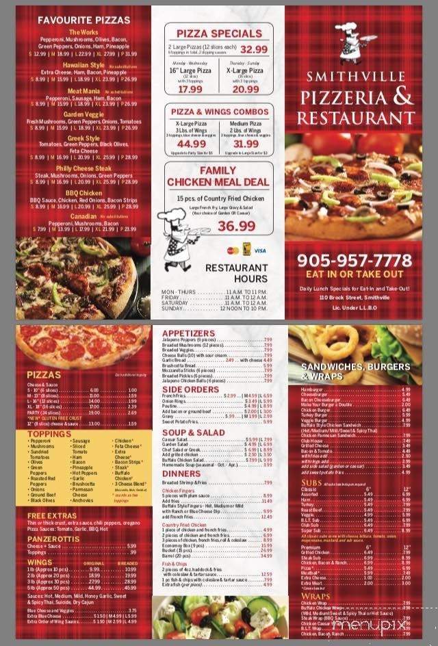 Smithville Pizzeria & Restaurant - Smithville, ON