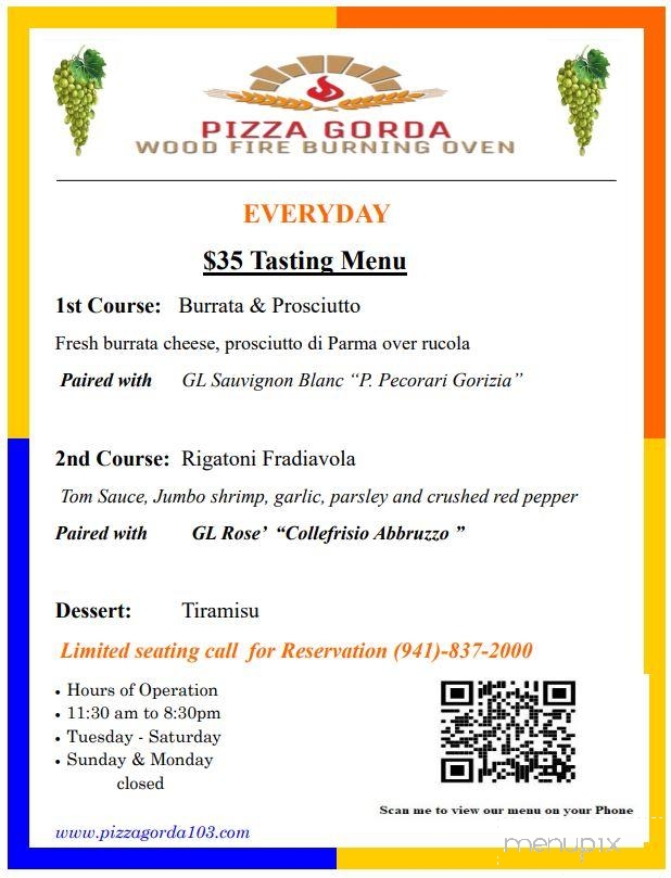 Giuseppe Ristorante & Pizzeria - Nokomis, FL menu_pic