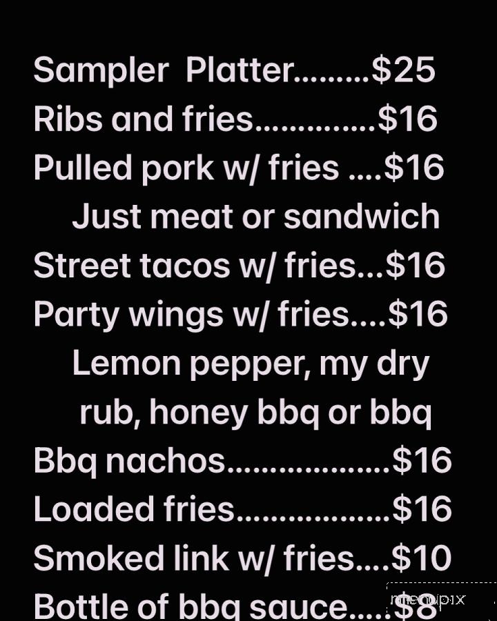 My Rib Joint - Vancouver, WA menu_pic
