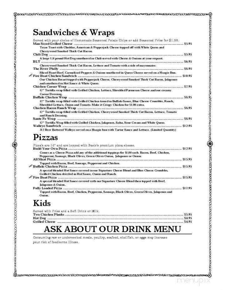 Yardarm - Dubuque, IA menu_pic