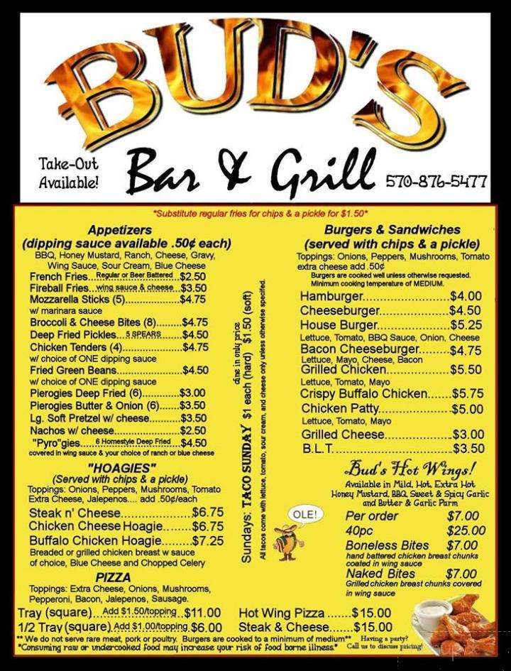 Bud's Bar & Grill - Archbald, PA