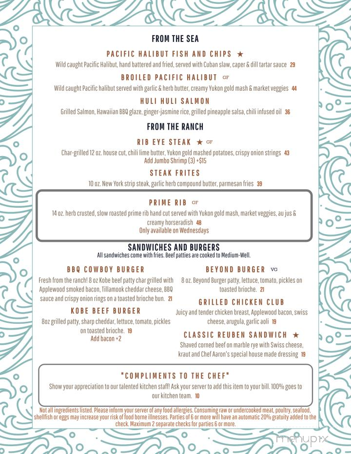 Waters Bar & Grill (Embassy Suites) - Portland, OR menu_pic