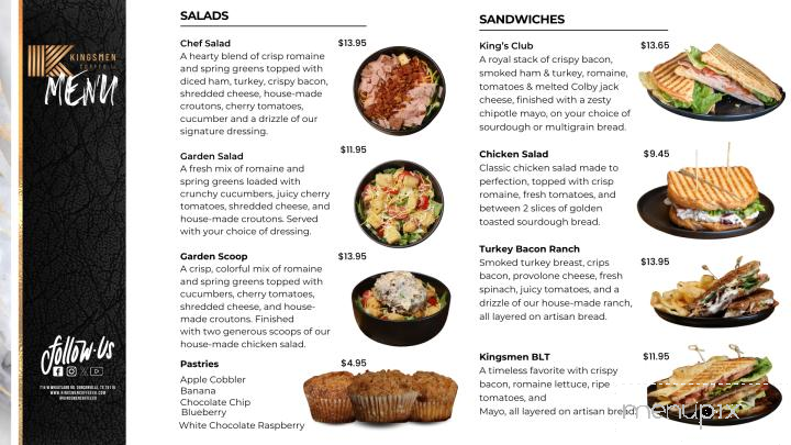 Kingsmen Coffee - Duncanville, TX menu_pic