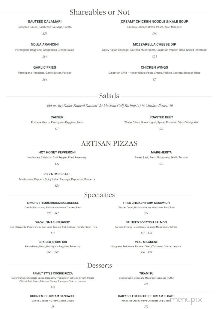 Daly's Pub & Rec - Park City, UT menu_pic