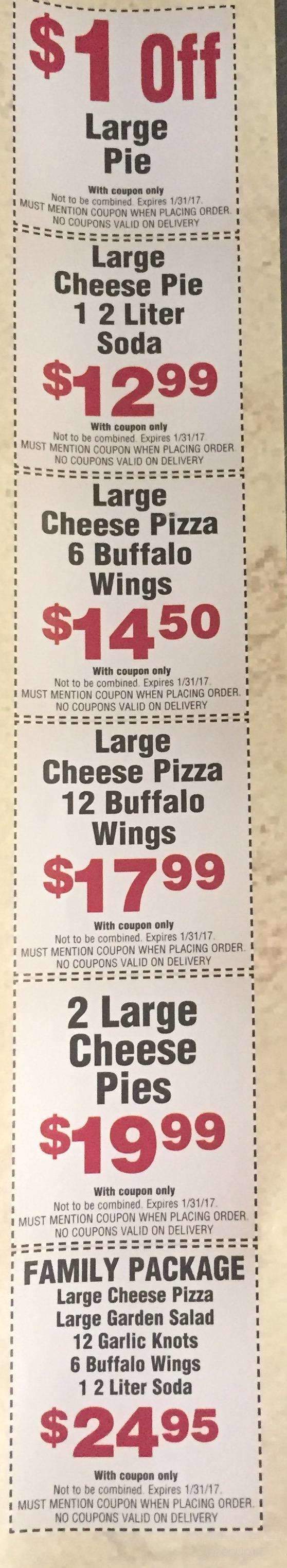 Phil's Pizzeria & Italian Rest - Long Valley, NJ menu_pic
