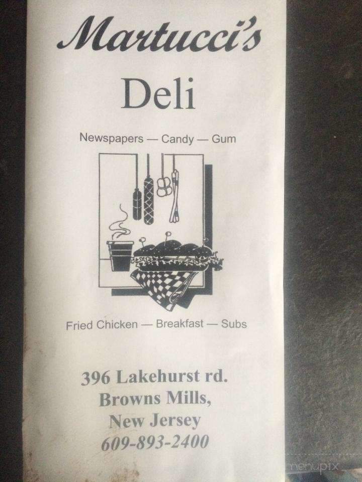 Martucci's Deli - Browns Mills, NJ