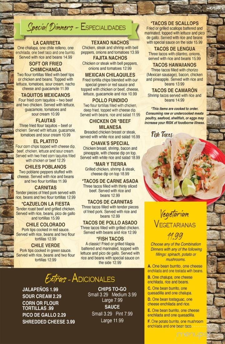 Fiesta Mexicana - Youngsville, NC menu_pic