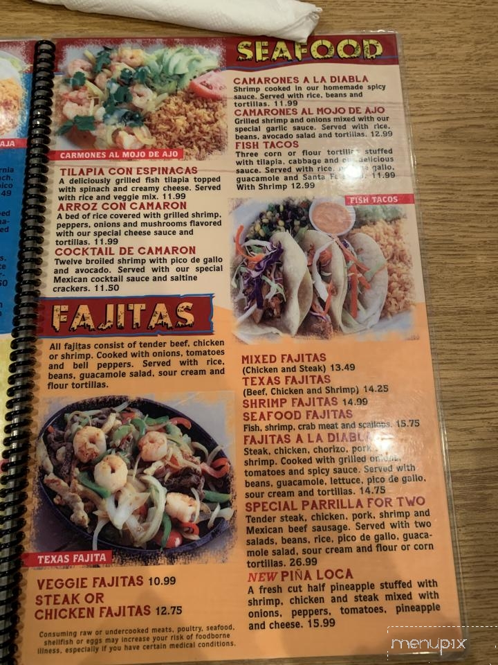 Agaves - Hebron, KY menu_pic