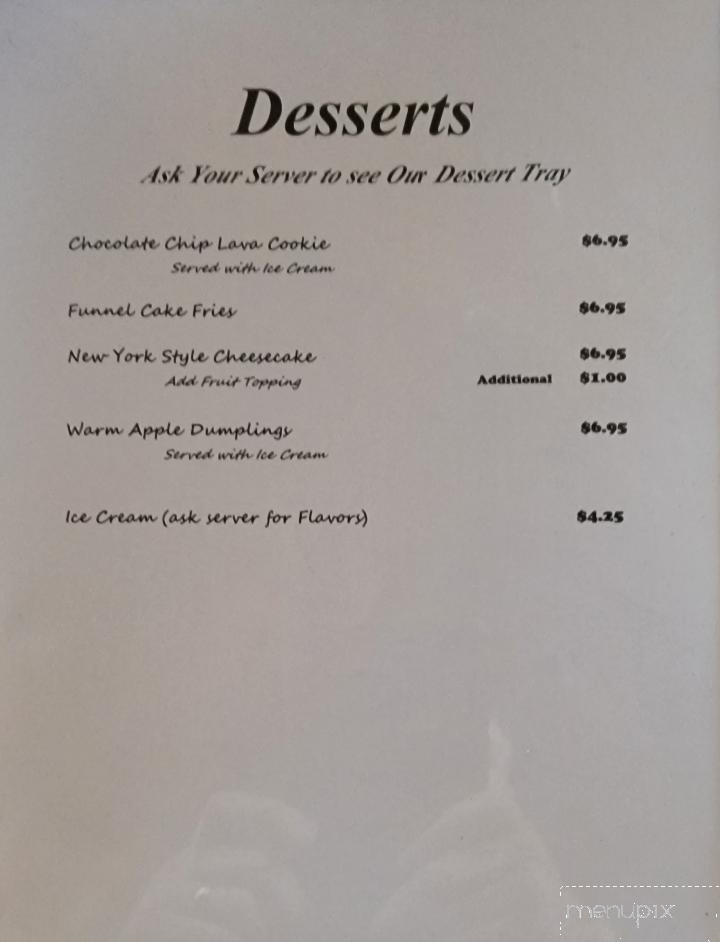 Jamison City Hotel - Benton, PA menu_pic