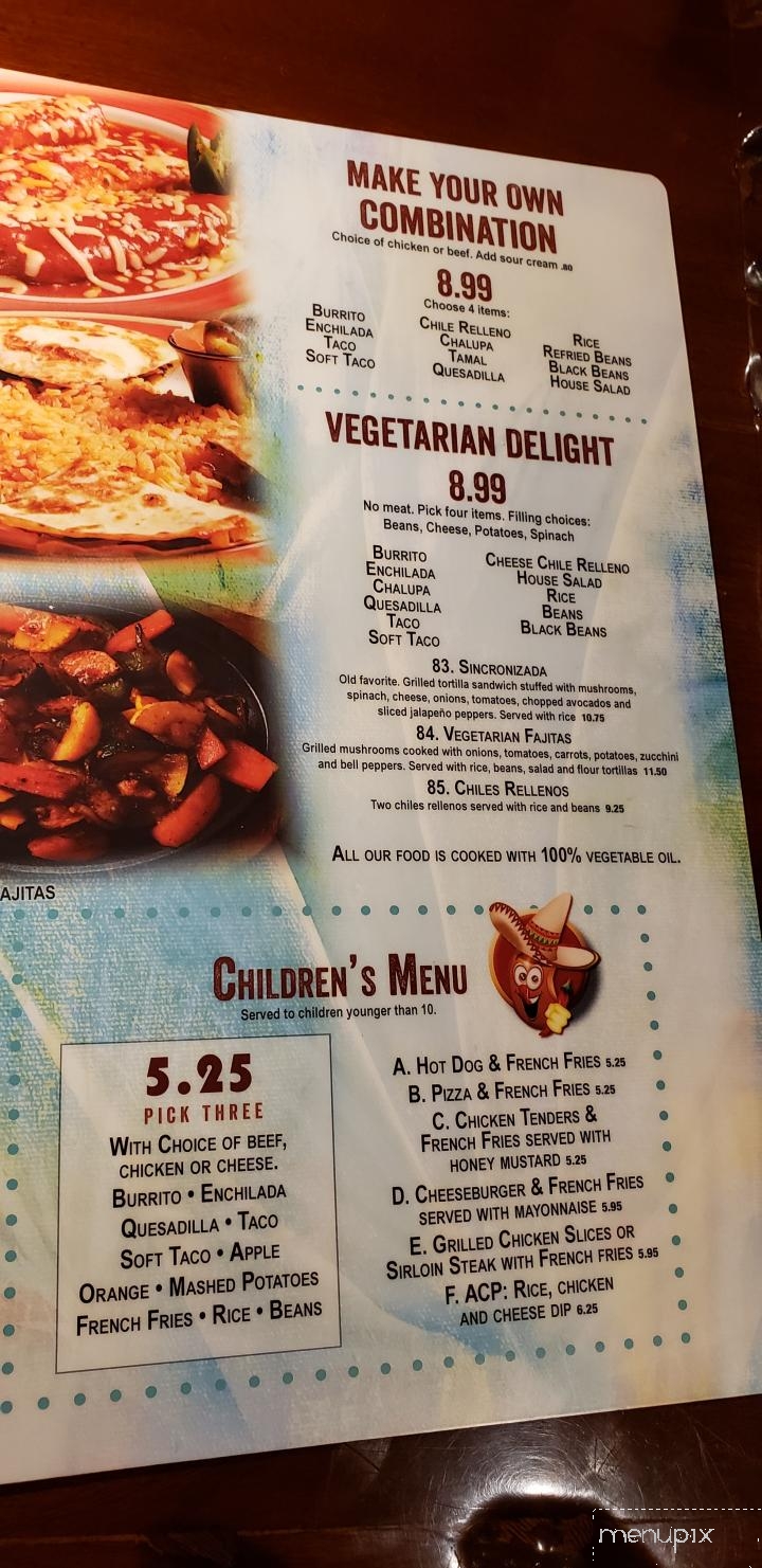 Mexico Viejo - Taylorsville, NC menu_pic