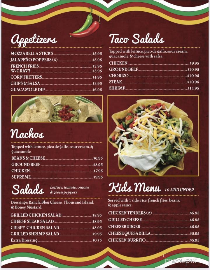 Jenny's Family Restaurant - Taneytown, MD menu_pic