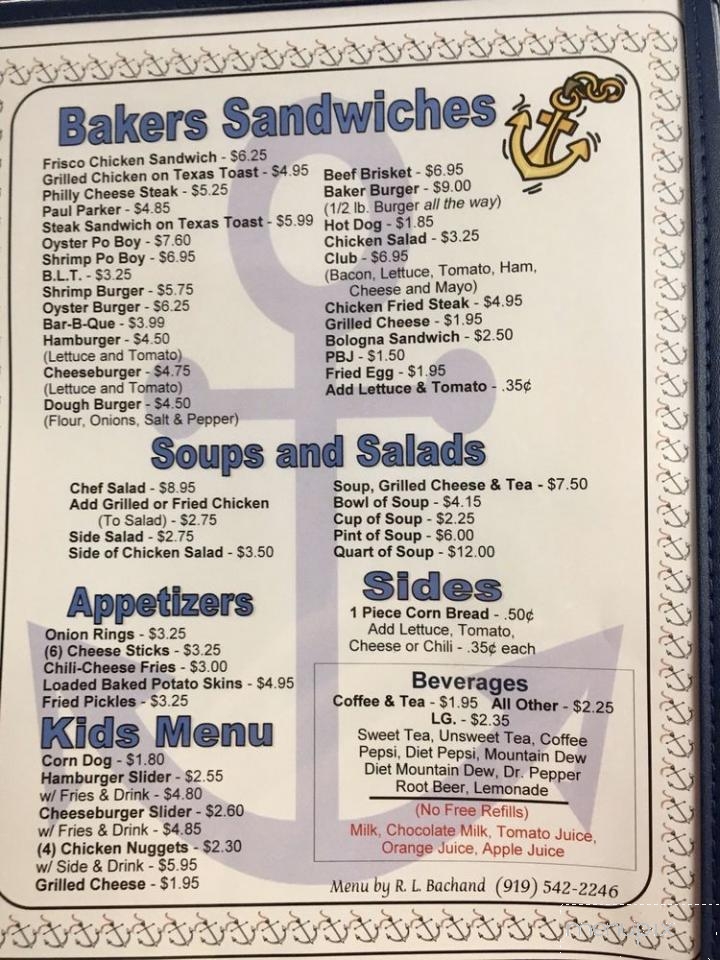 Baker's Restaurant - Jacksonville, NC