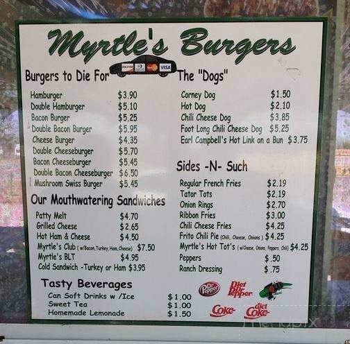 Myrtle's Burgers - Burleson, TX