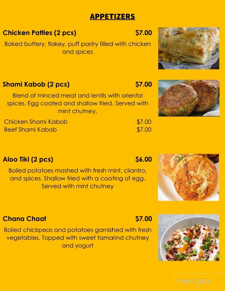 Shupback Pakistani Kitchen - Dover, DE menu_pic