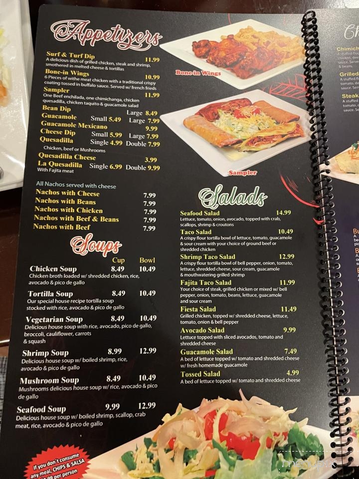 Granada Grill - Hot Springs Village, AR menu_pic
