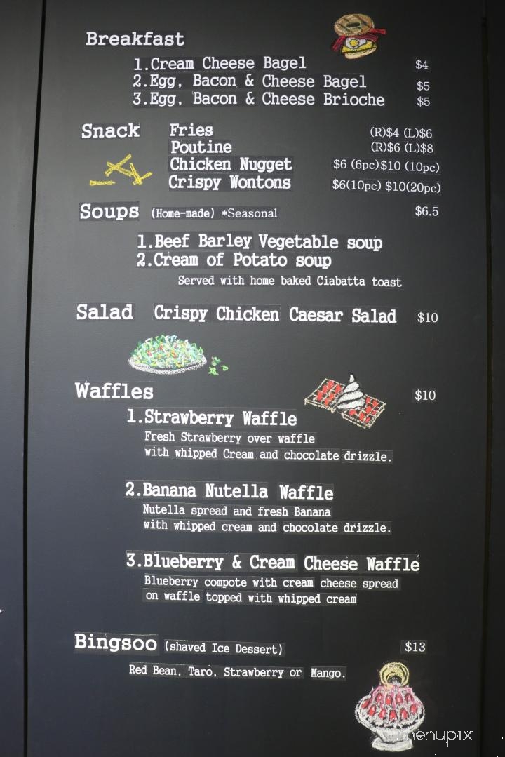 Felice Cafe - Nanaimo, BC menu_pic