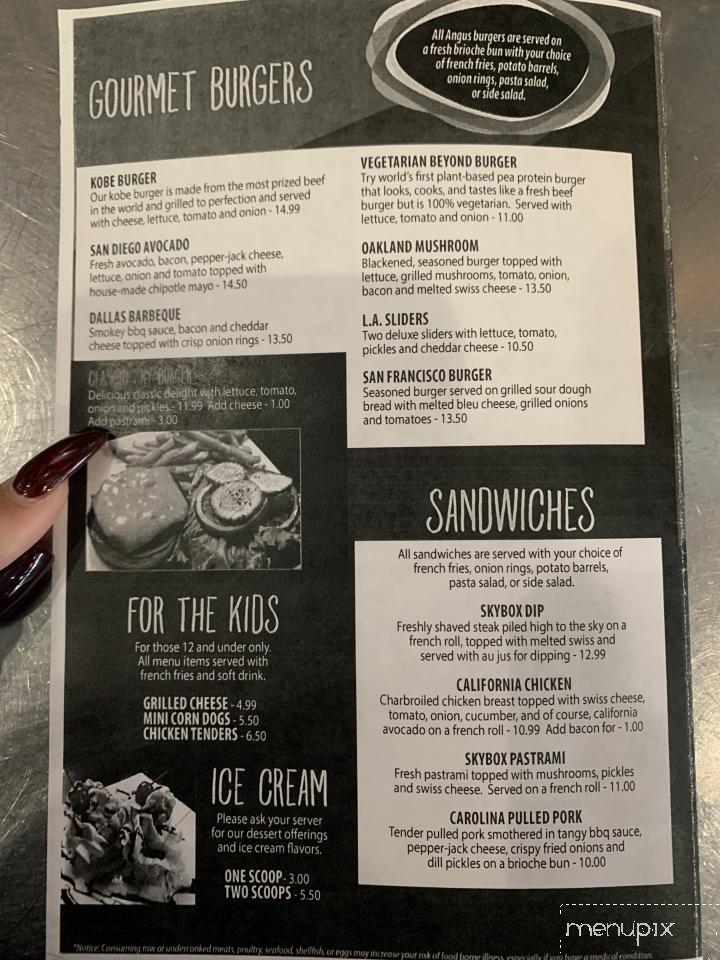 Skybox Grill & Tavern - Winchester, CA menu_pic