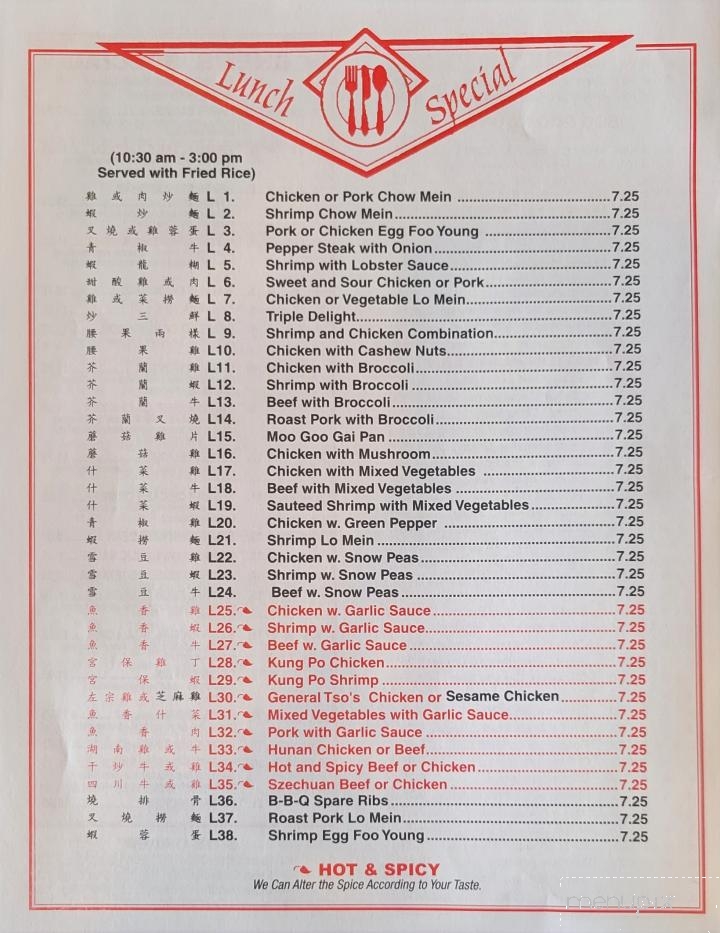 China Wok - Coshocton, OH menu_pic