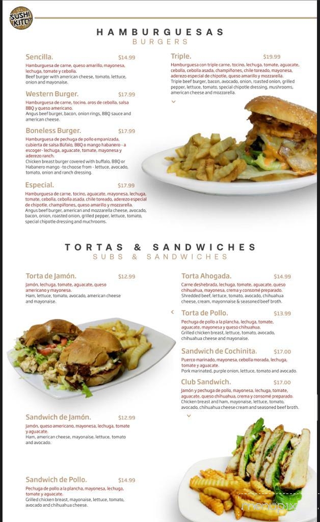 Sushi-Kito - Tucson, AZ menu_pic