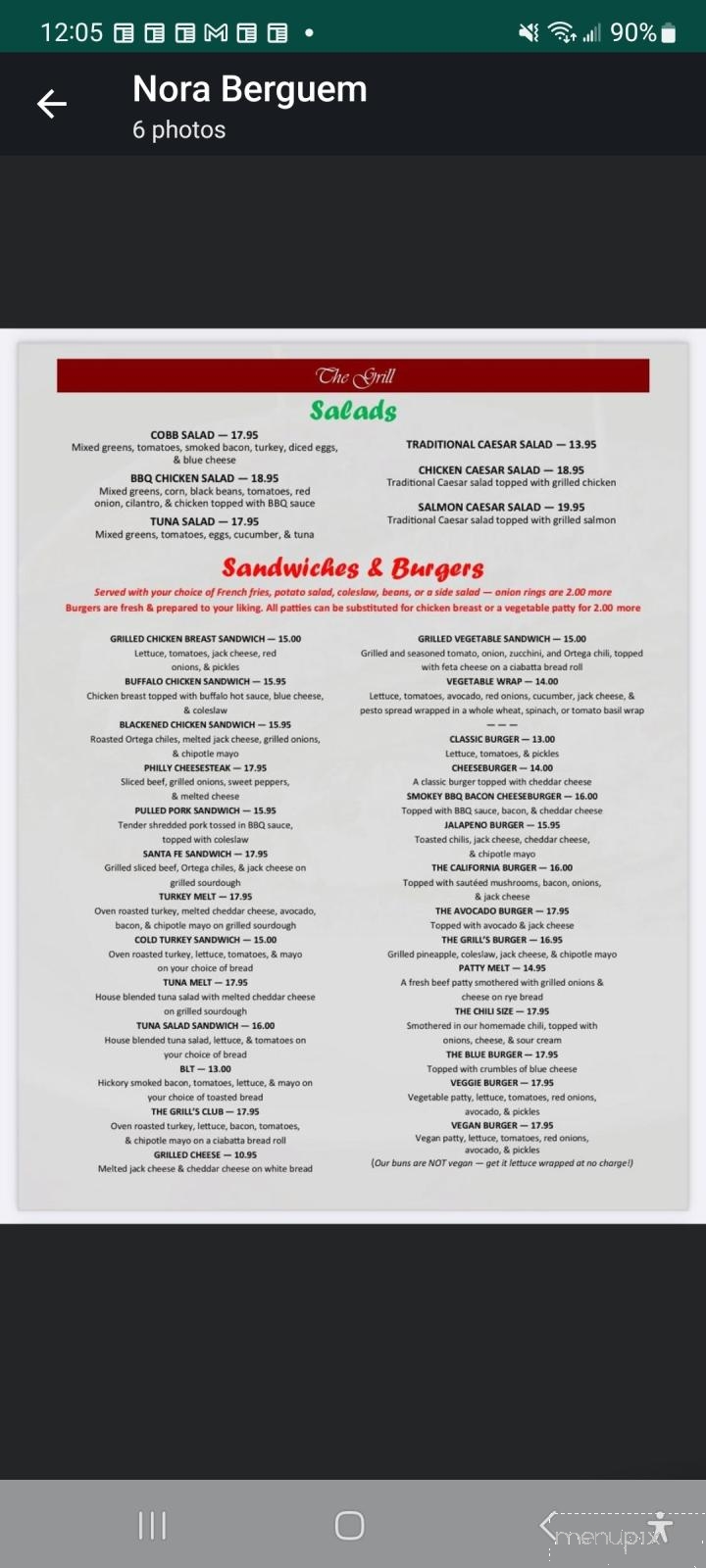 Grill - Lone Pine, CA menu_pic
