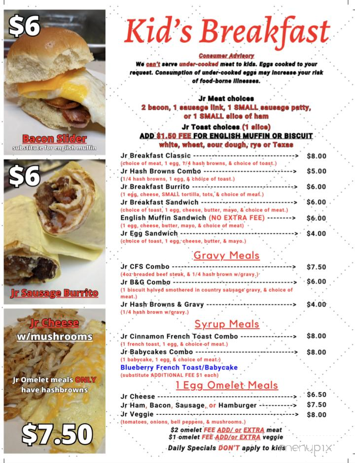 Stockyard Cafe - Okanogan, WA menu_pic