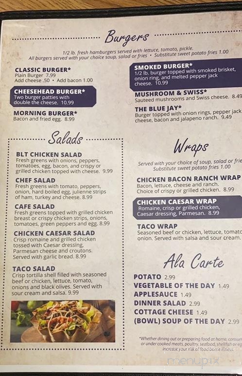 R&J Athens Cafe - Athens, WI menu_pic