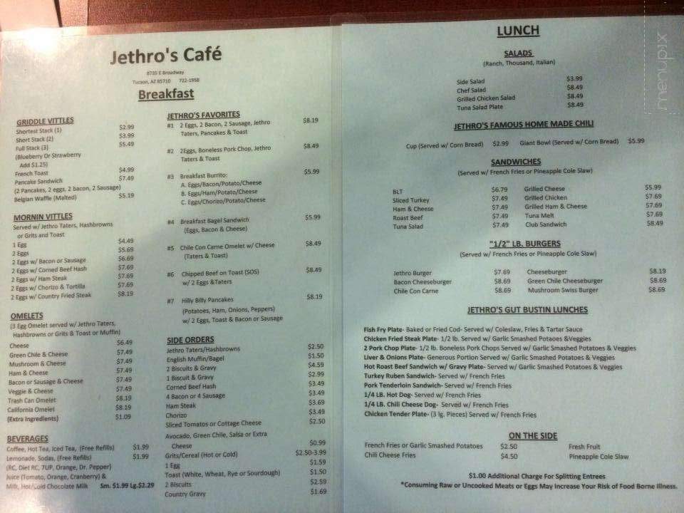 Jethro's Cafe - Tucson, AZ