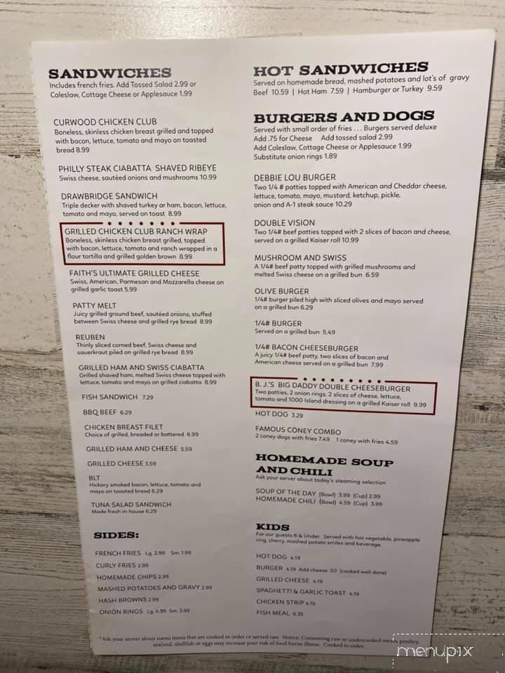 jars owosso menu