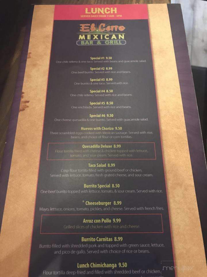 El Cerro Grande Of Georgetown - Georgetown, SC menu_pic
