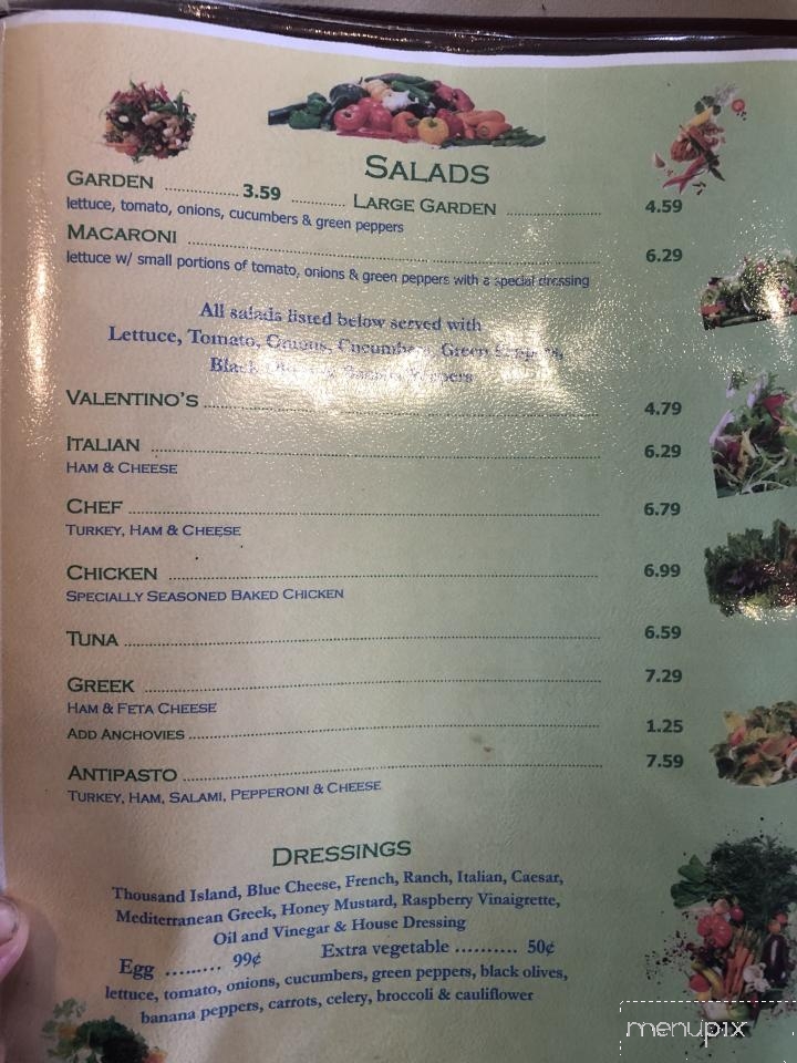 Valentino's - Clintwood, VA menu_pic