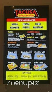 Tacusa Tacos n Pupusas - Fort Worth, TX menu_pic