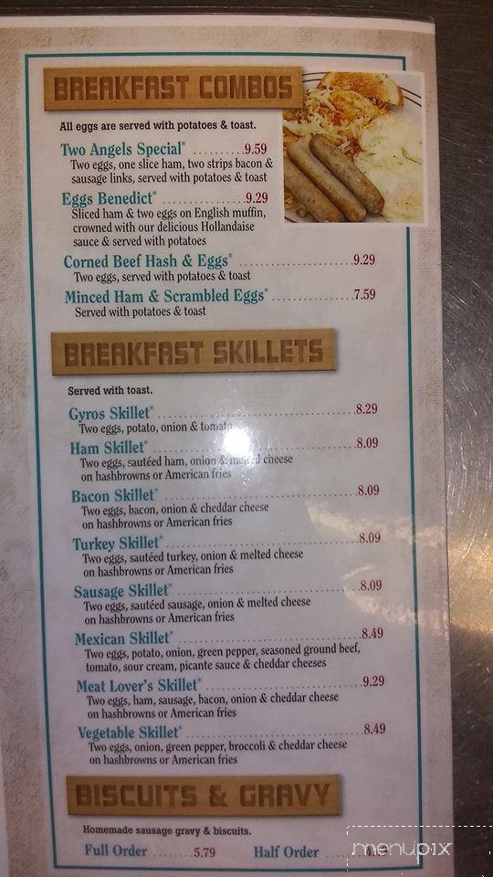 Two Angels Family Restaurant - Antigo, WI menu_pic