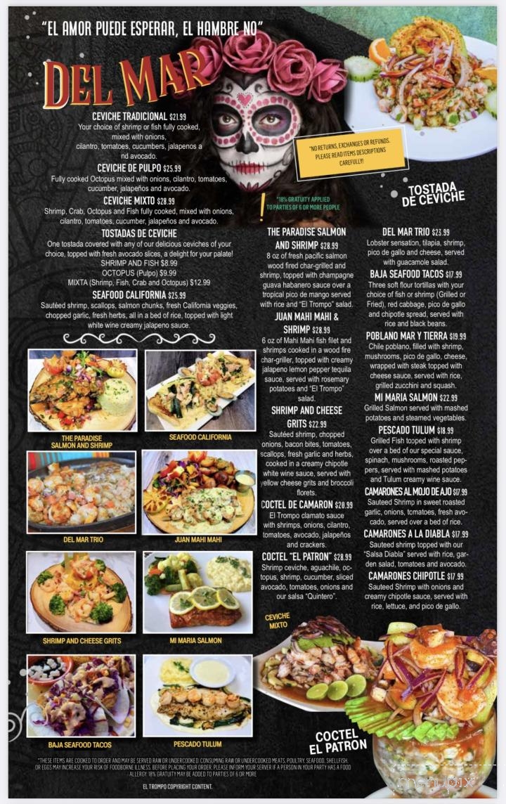 El Trompo - West Chester, OH menu_pic