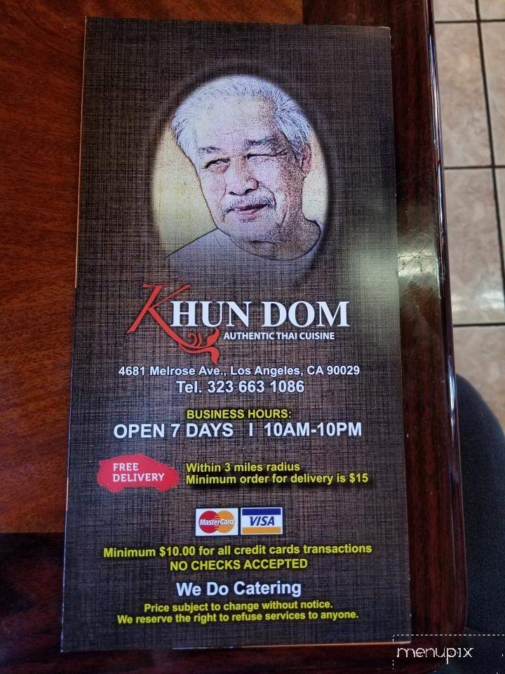 Khun Dom - Los Angeles, CA
