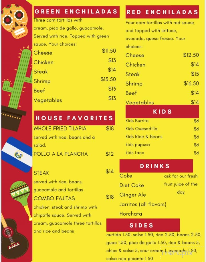 Casa Latina Pupusas Y Mas - Hudson, NY menu_pic