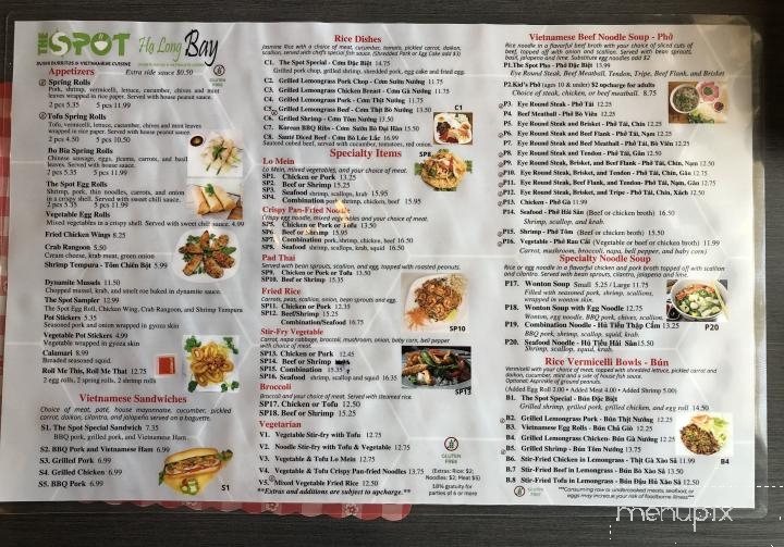 The Spot Pho - Largo, FL menu_pic