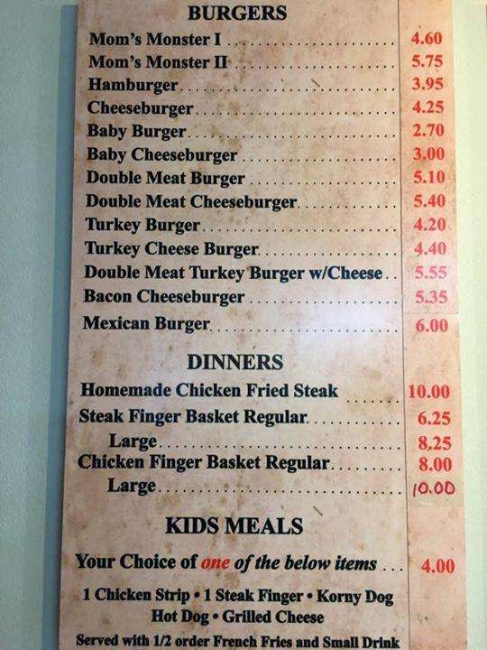 Mom's diner outlet
