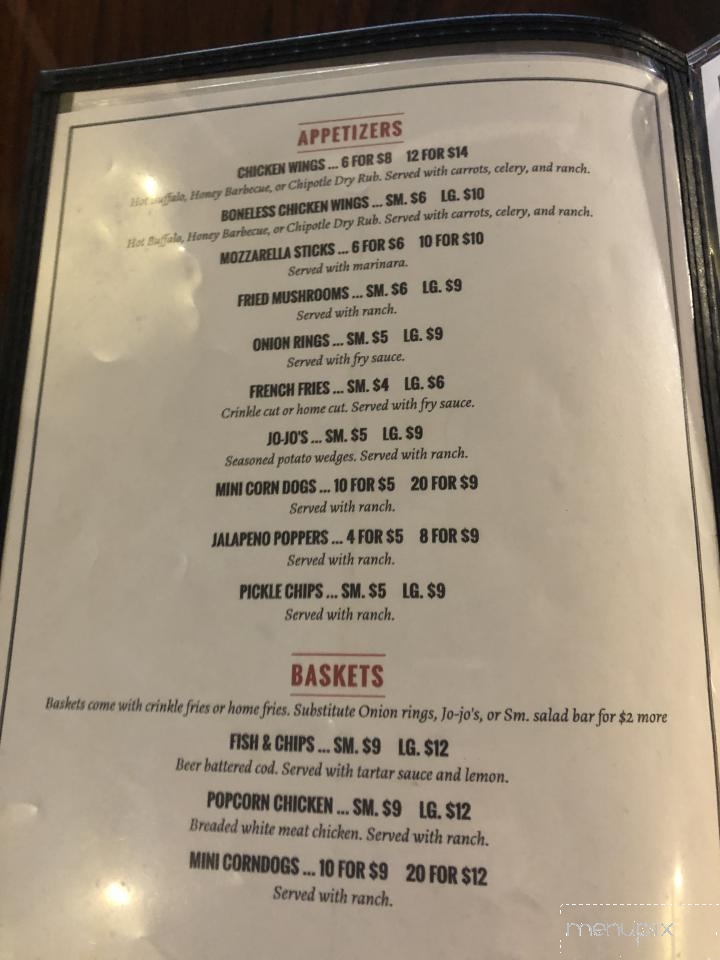 Bennys Pizza Joint - Monroe, OR menu_pic