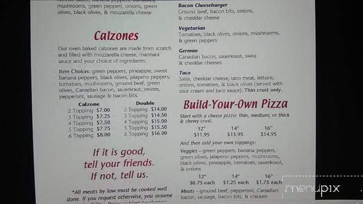 Randy's - Brillion, WI menu_pic